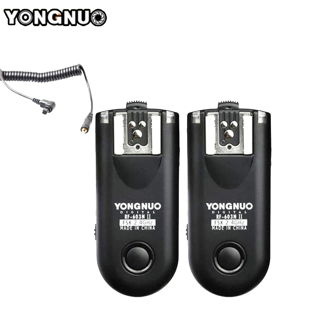 Беспроводной дистанционный триггер YONGNUO RF 603 II C3 для Canon 1D 1DS 1DX 5D Mark III 6D 7D 50D 40D 30D 20D