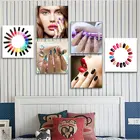 Современный рисунок Леди Скандинавская Картина на холсте Картина Home Decor Wall Art плакат маникюрный салон печати Гостиная девушка картина для спальни
