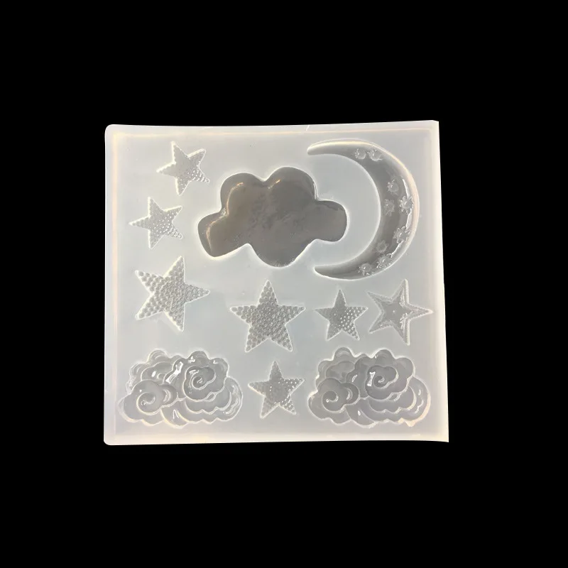 

1pcs UV Resin Jewelry Liquid Silicone Mold Moon/Bowknot/Feather Resin Charms Molds For DIY Intersperse Decorate Making Jewelry