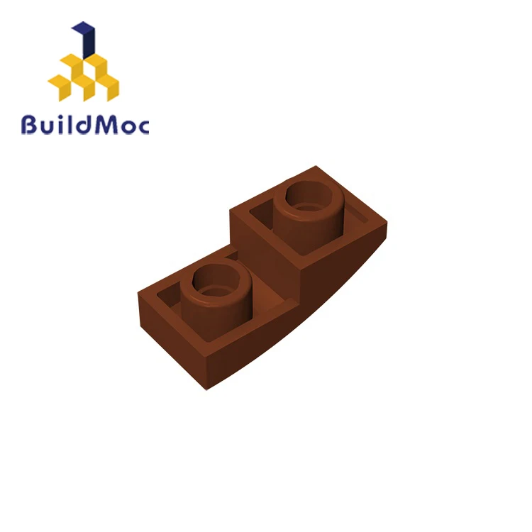 BuildMOC совместимые сборные частицы 24201 1x2 для строительных блоков детали DIY