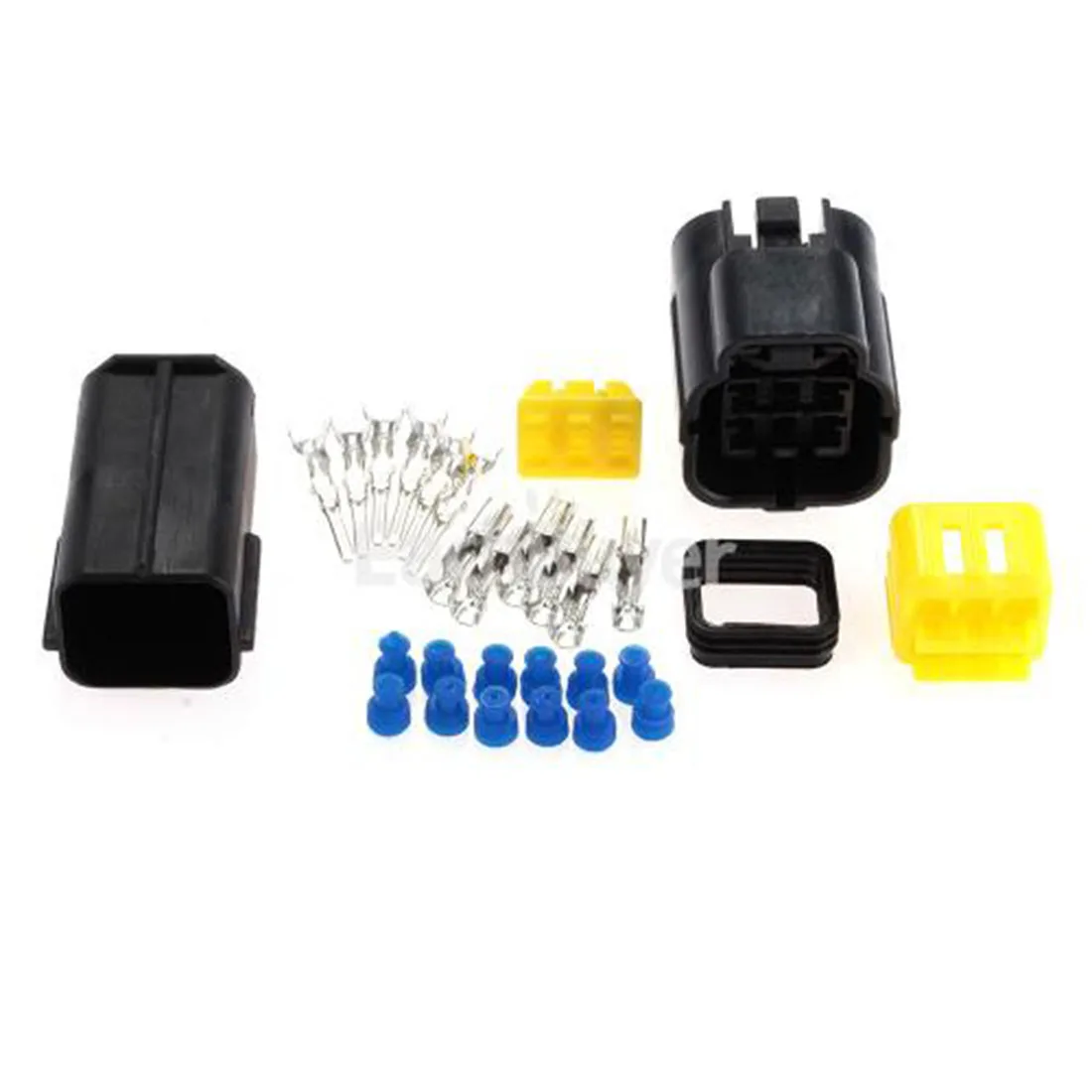 

Dewtreetali High Quality 6Pin 6Way Sealed Waterproof Automotive/Marine Electrical Wire Connector Plug Set Car Truck Kit