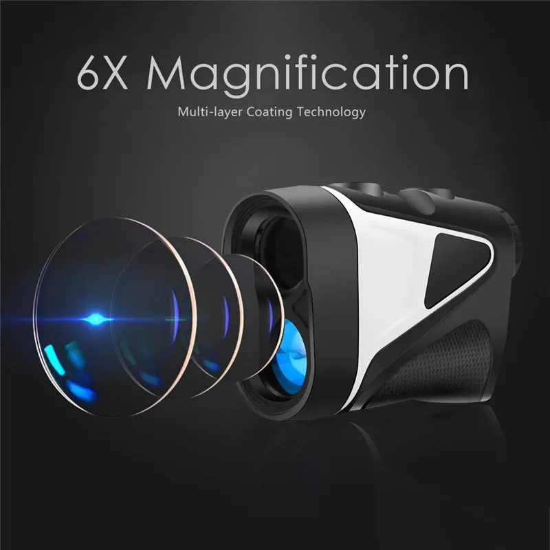 BSIDE 1007E точность Гольф дальномер Лазерный Дальномер Измерения Finder 6X увеличение с