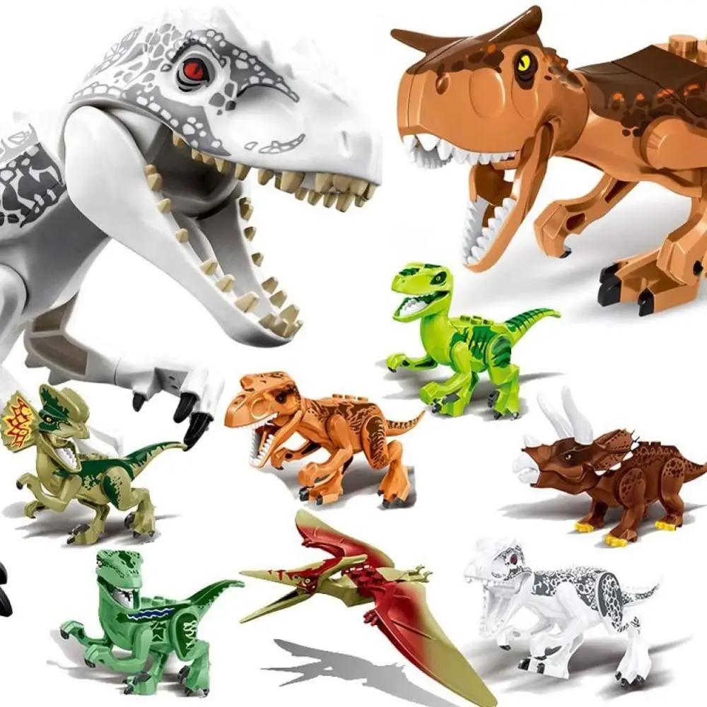 Duplo животные набор динозавров Парк Юрского периода ninjago игрушечные цифры