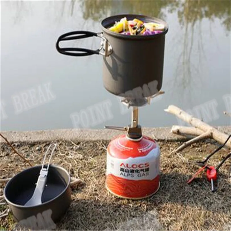 Point Break Плита горшок пакет газовой печи БАК Открытый Альпинизм Кемпинг Пикник Zijia