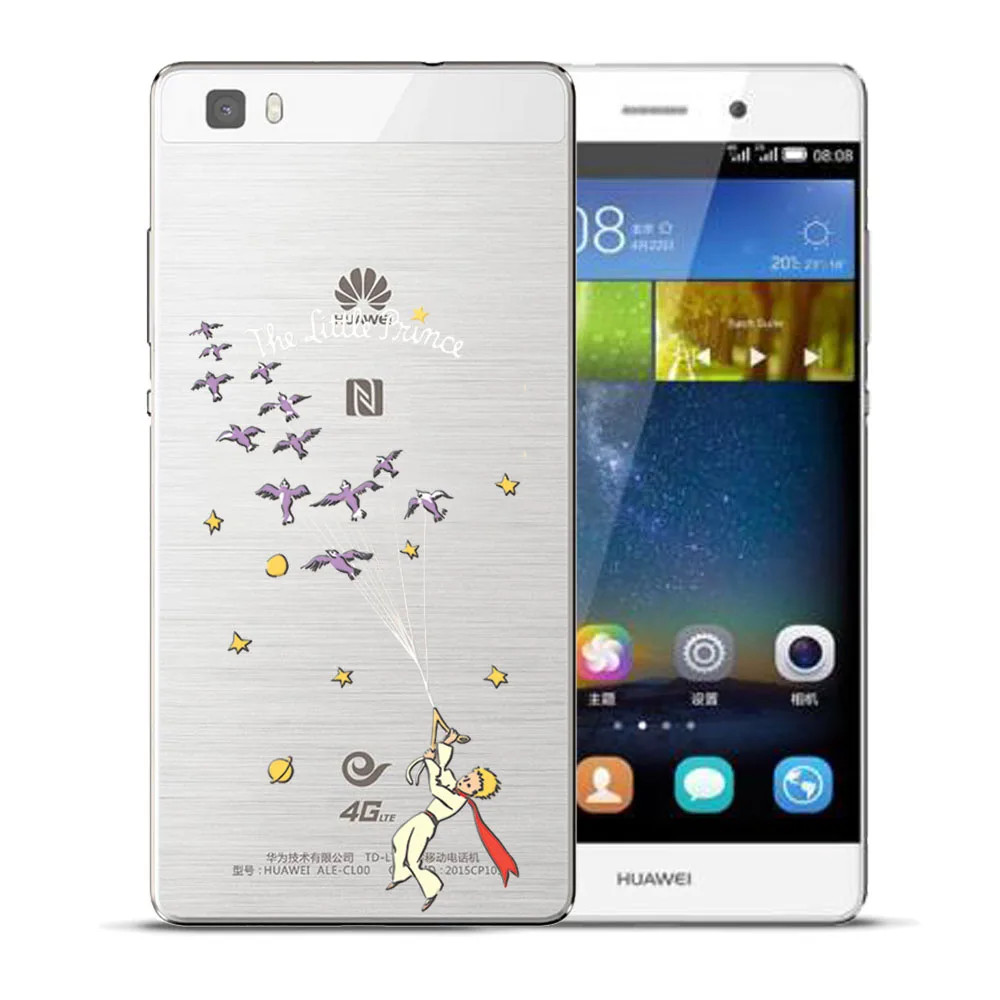 Мягкий ТПУ чехол The Little Prince Earth для Huawei P8 P9 P10 P20 Lite Plus Mate 10 Pro Y5 Y6 II Y3 Y7 2017 Honor 9 6X