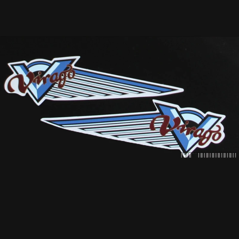 2 x мотоцикл высокого качества 3D Бензобак наклейка эмблема значок для YAMAHA Virago XV125