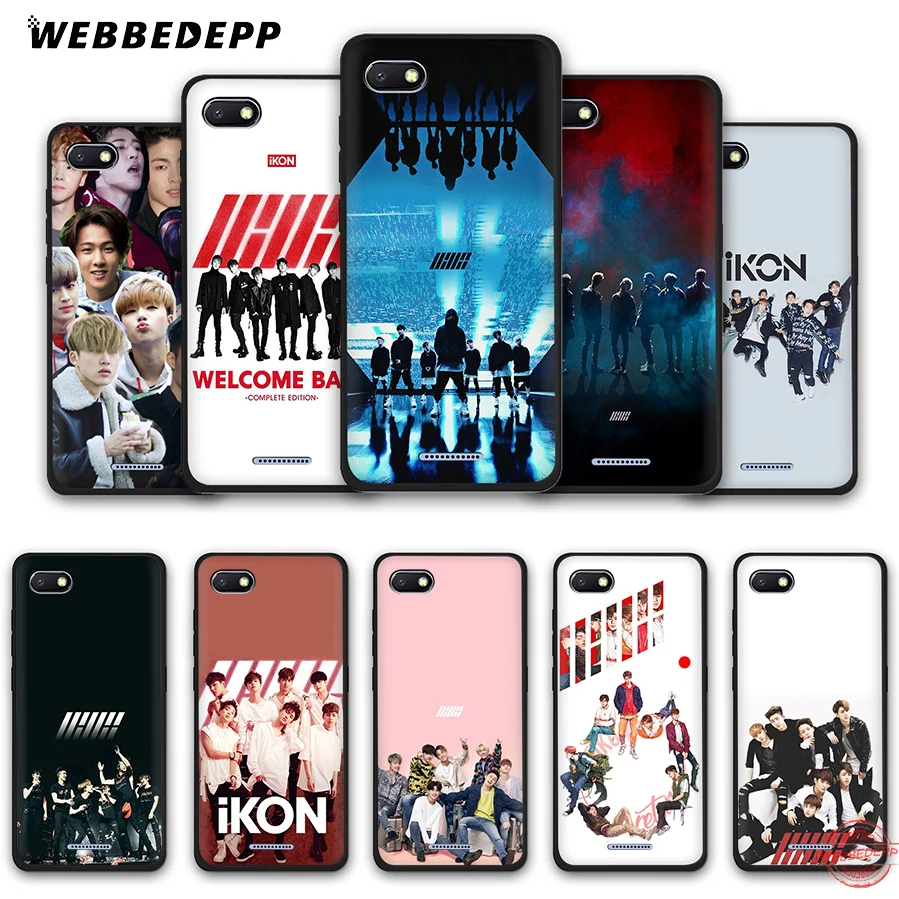 WEBBEDEPP Ikon Kpop мягкий чехол для телефона Redmi Note 8 iPhone 7 6 Plus 5 iPad Pro 4A 5A 6A 4X S2 Go чехлы |
