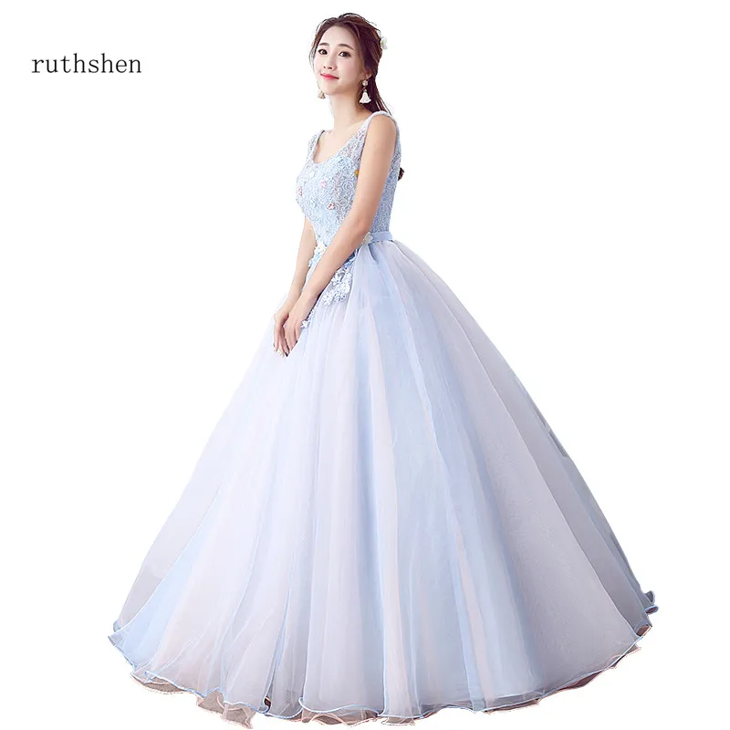 Ruthshen/милые дешевые платья для выпускного вечера Vestido De Debutantes e 15 Anos новинка 2019