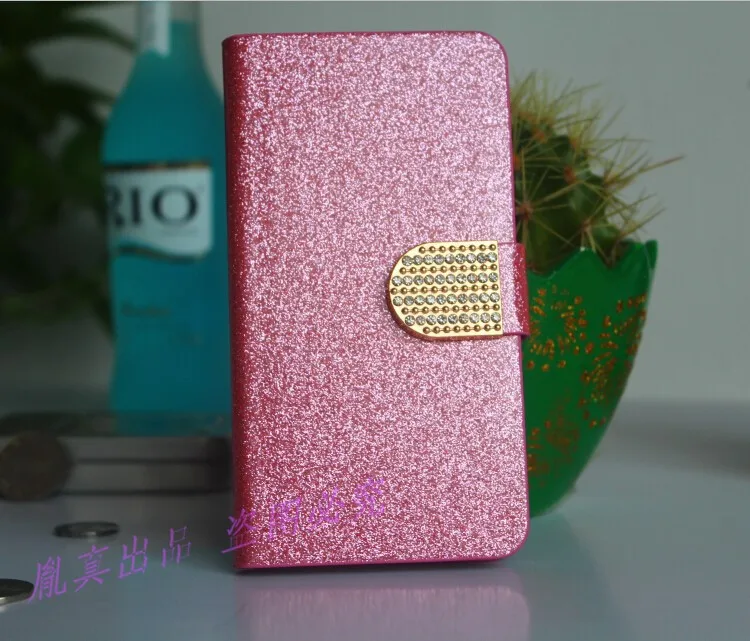 Luxury Glitter Diamond PU Wallet Leather Case For HTC ONE M9 Flip Phone Cases Cover M9V Original Back |