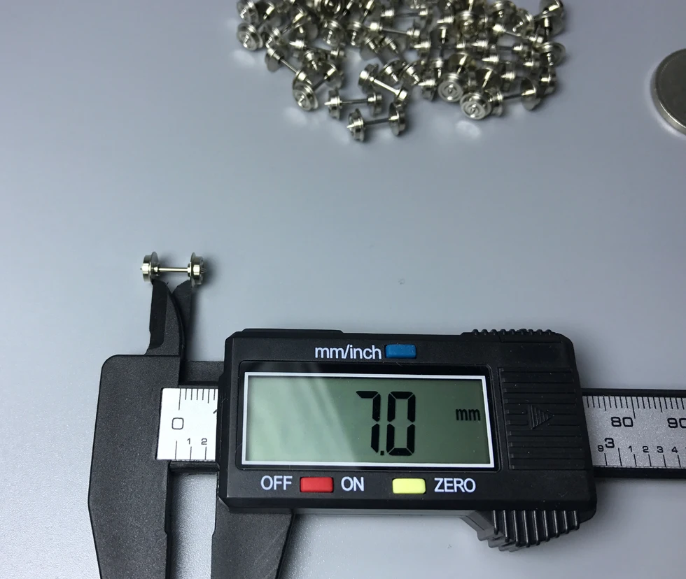 N Масштаб Модель поезда металлические колеса аксессуары сплав колеса 1: 160 DIY Изготовление