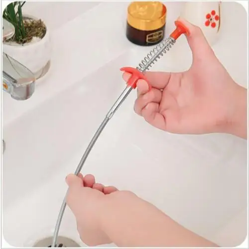 AsyPets 24 Inches Flexible Claw Pick Up Tool 60CM Sliver Red Color