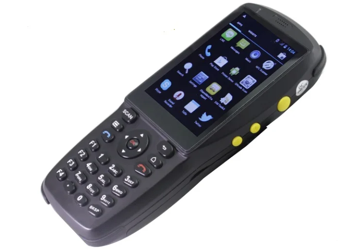 Небольшой мини портативный мобильный Android HandheldTerminal с Rfid NFC ридер и 1D считыватель