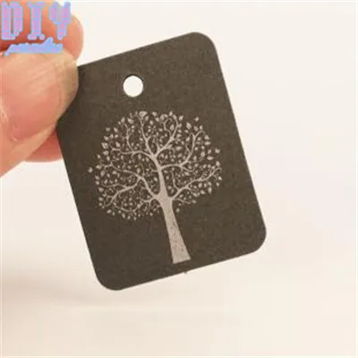 R 100 шт Корона дерево кошка бумажная карта Ювелирная Одежда DIY ремесла карты цена повесить вечерние этикетка для упаковки подарка Закладка багажная бирка - Цвет: R