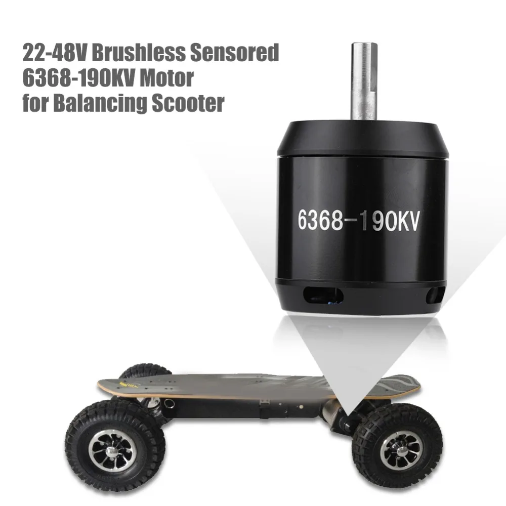 22 48V бесщеточный сенсорный RC Мотор 6368 190KV 6 12S мотор для электрического