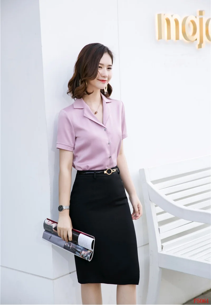 Новинка 2019 модные женские летние блузки рубашки с коротким рукавом женская