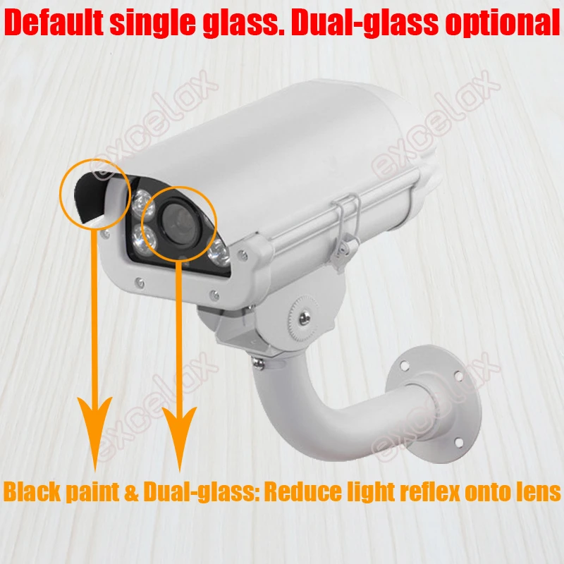 8 &quotкорпус камеры видеонаблюдения кронштейн и матрица светодиодный ИК щит 292x140x102