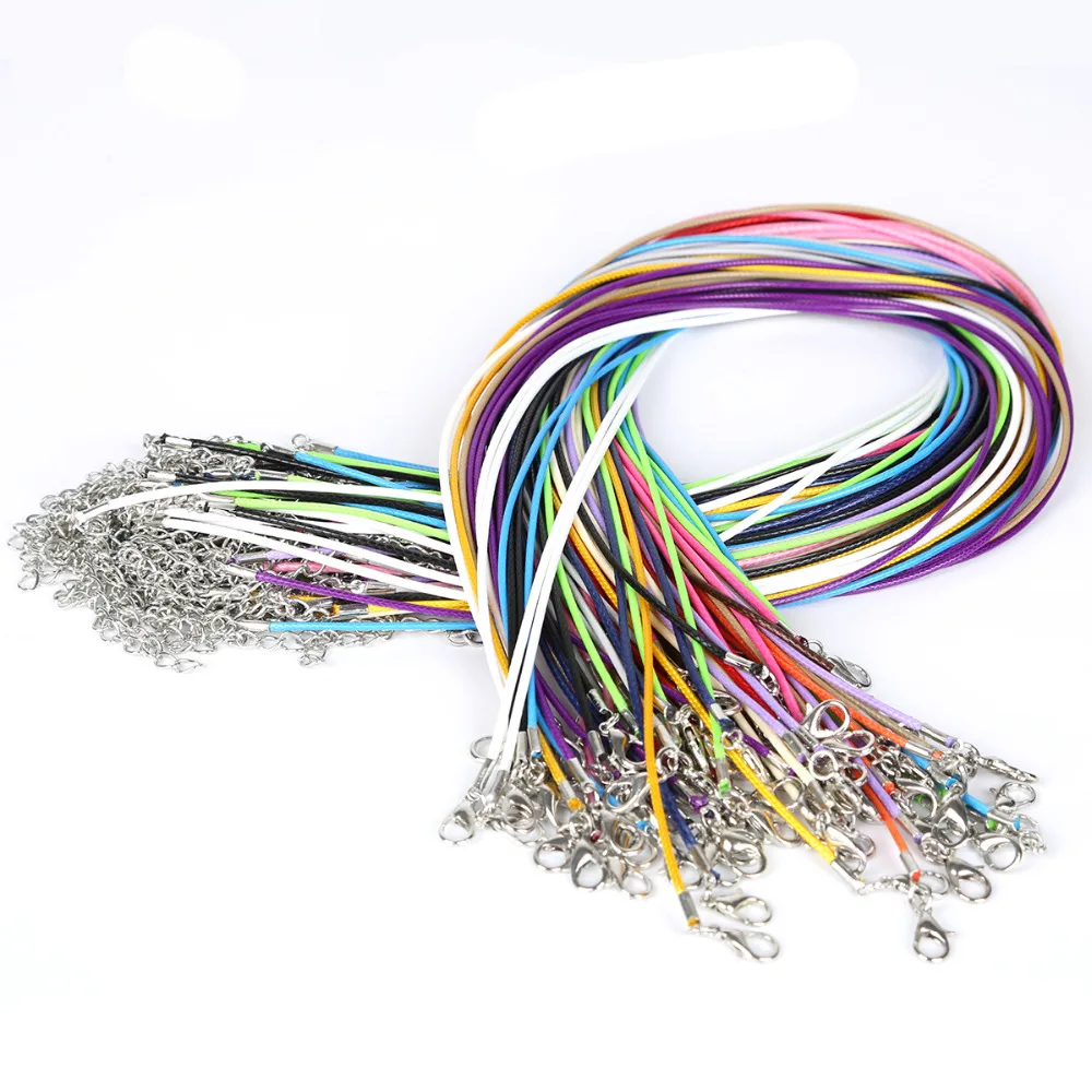 10 шт. кожаные подвески для браслета 45 см + 5 см|Ювелирная фурнитура и компоненты| |