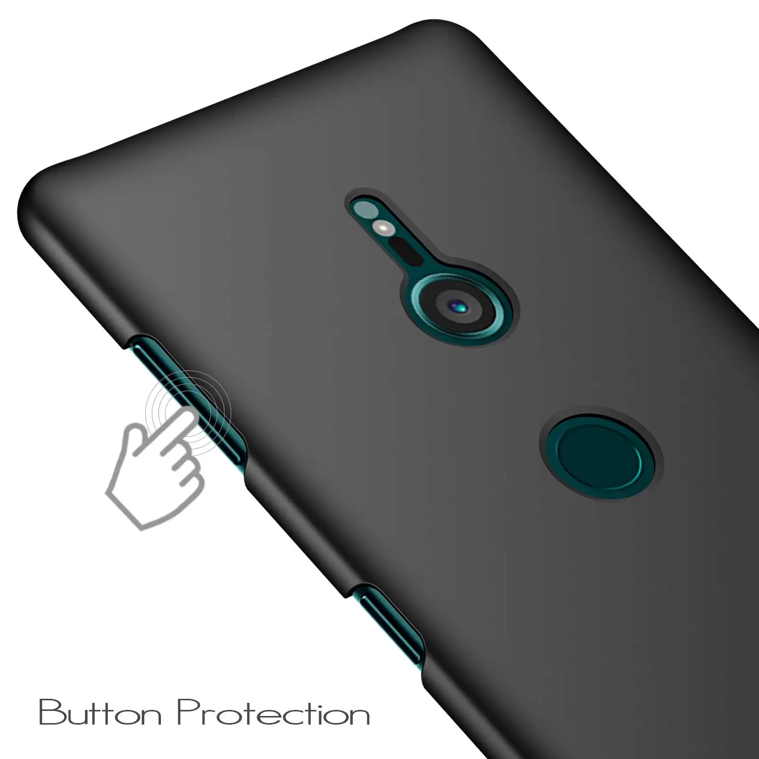 Чехол-накладка для Sony Xperia XZ3 H8416 H9436 H9493 сверхтонкий жесткий матовый | Мобильные