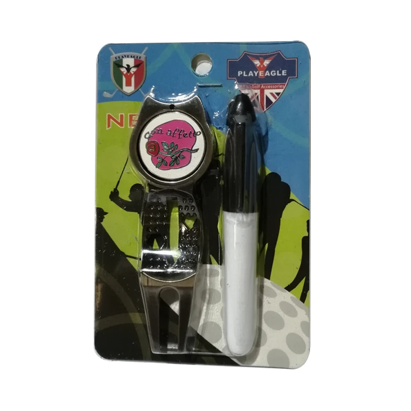 PLAYEAGLE хорошая упаковка прекрасный инструмент для гольфа divot с маркерами Гольф