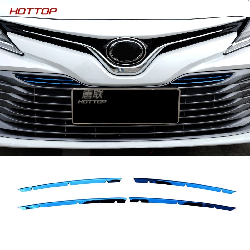Передняя решетка решетки из нержавеющей стали для Toyota Camry 2018 2019 8 | Автомобили и