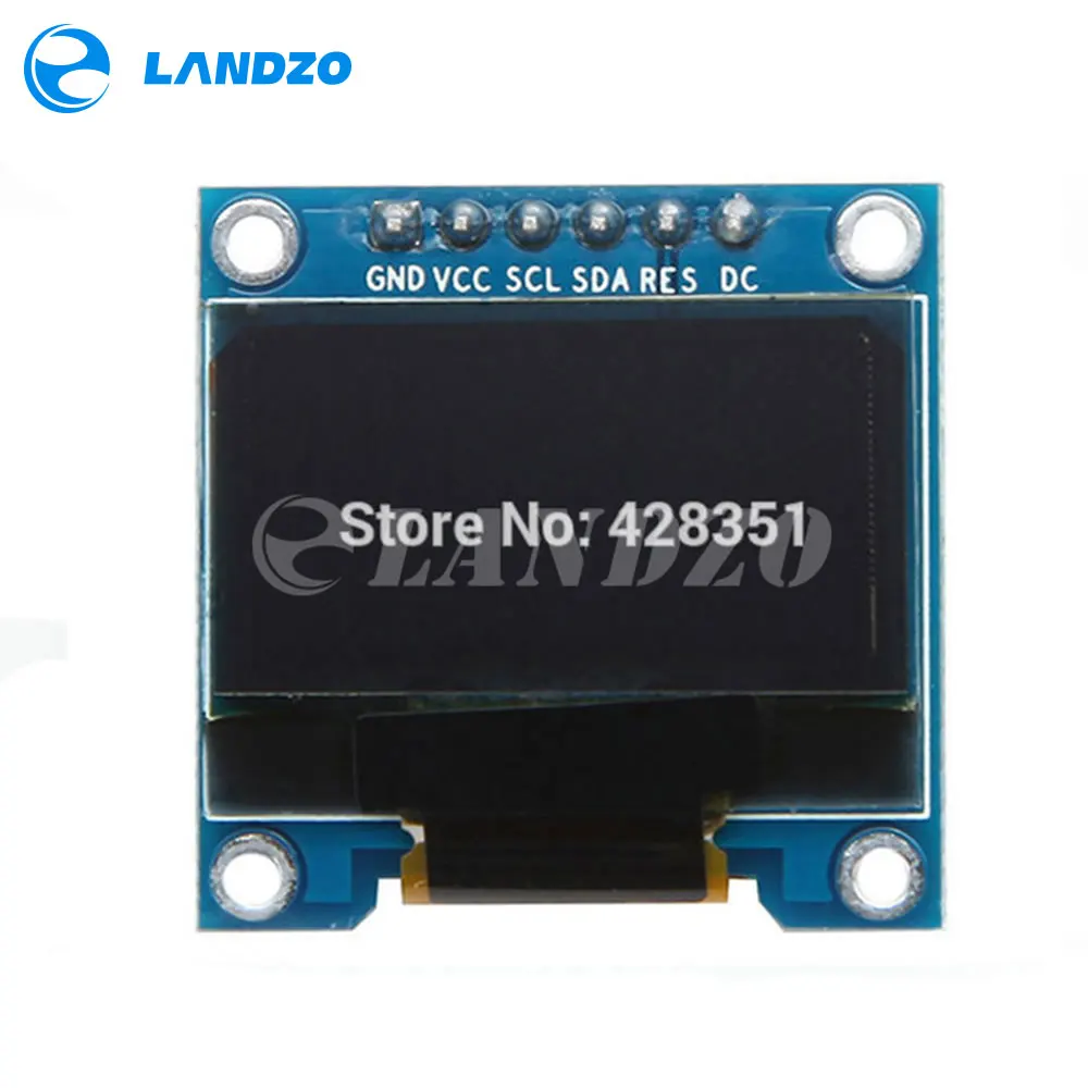 Электронный комплект печатная плата 0 96 дюйма SPI OLED модуль дисплея 12864 LED