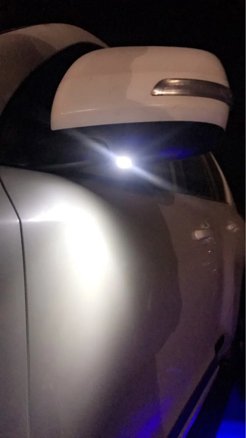 Водонепроницаемая светодиодная подсветка для бокового зеркала заднего вида