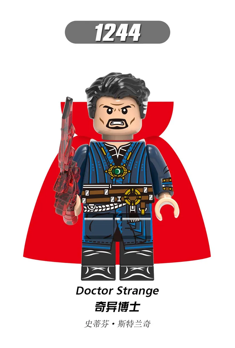 Супер Герои lEGOED Мстители Marvel: Бесконечная война Железный человек танос Blackwidow caption