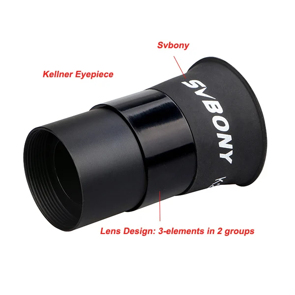 Окуляр SVBONY 1,2" K9mm K17.5mm K25mm телескоп окуляр 1,25 дюймов астрономический телескоп аксессуары F9185