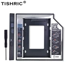 Универсальный Переходник TISHRIC для установки второго жесткого диска 9,512,7 мм, SATA 3,02,5, чехол для оптического отсека, HDD, DVD SSD
