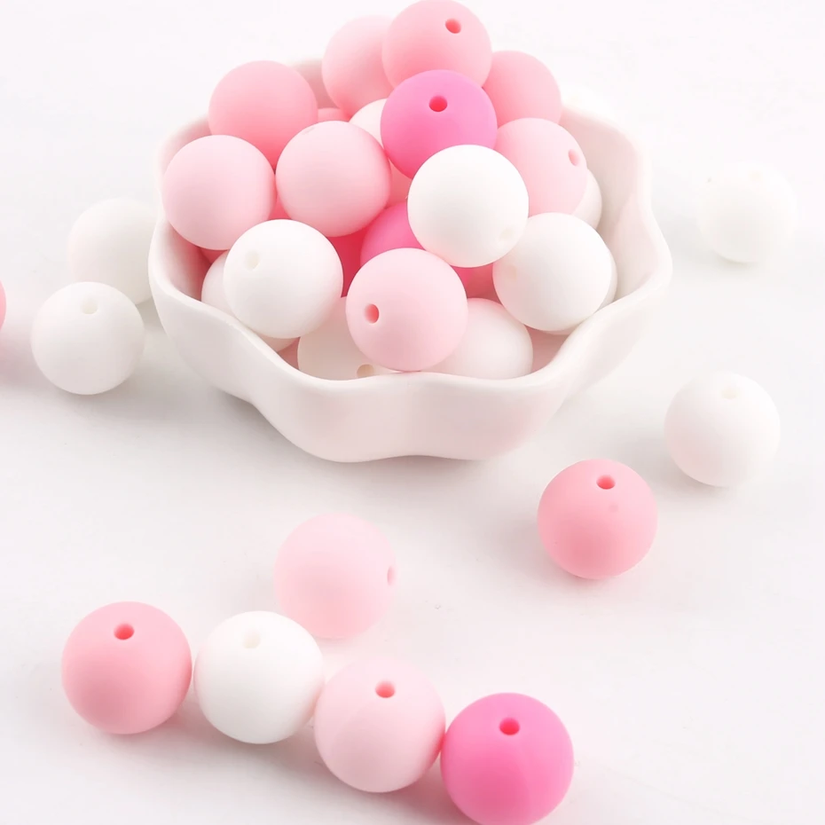 10 шт. силиконовые бусины для прорезывания зубов 12 мм | Мать и ребенок