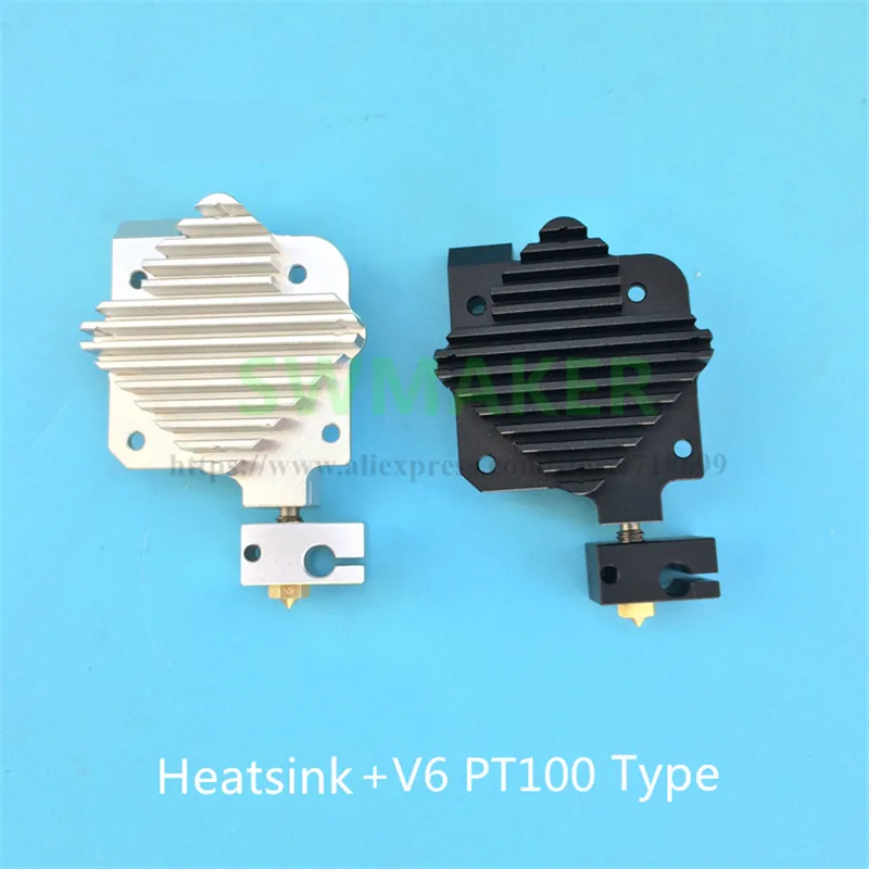 Модернизированный радиатор Titan Aero экструдер V6 hotend 1 75 мм/3 мм титановый прямой M6 M7