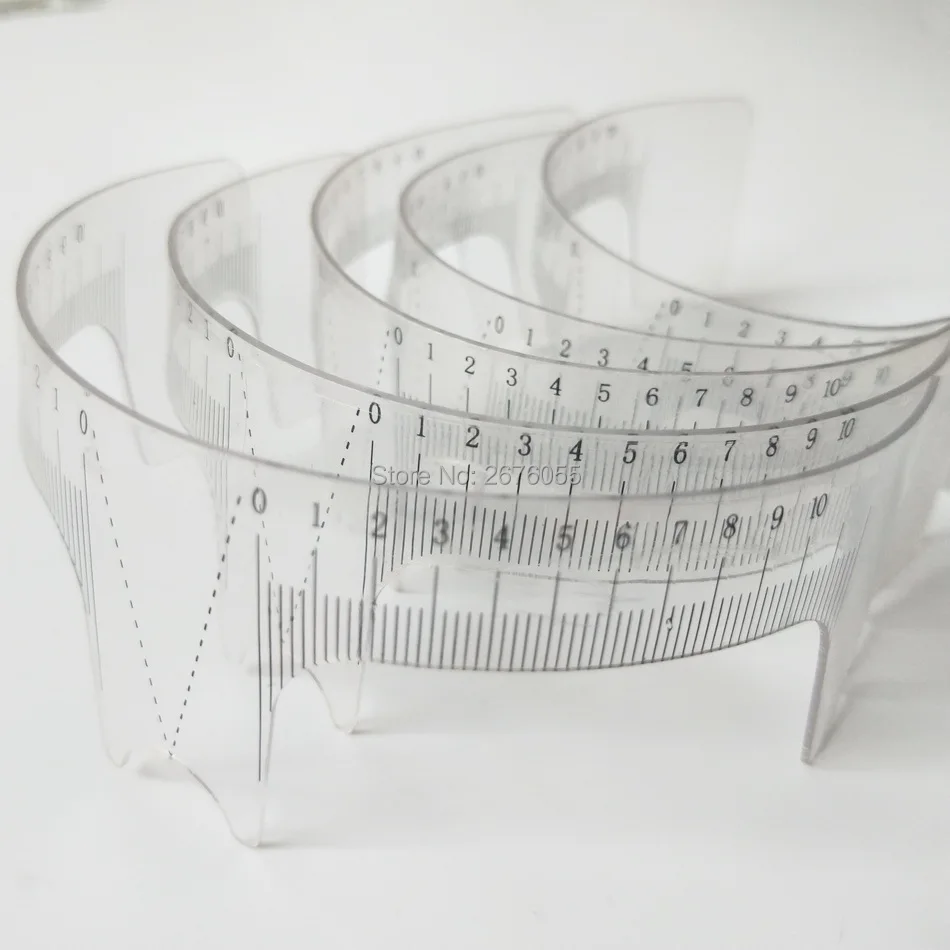 5 шт./лот Точная линейка для бровей Трафарет практичный инструмент перманентного