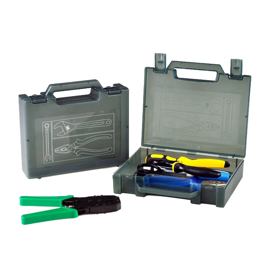 

1PC New Cells Portable Jewelry Tool Box Container Electronic Parts Screw Beads toy tool Component Storage Box