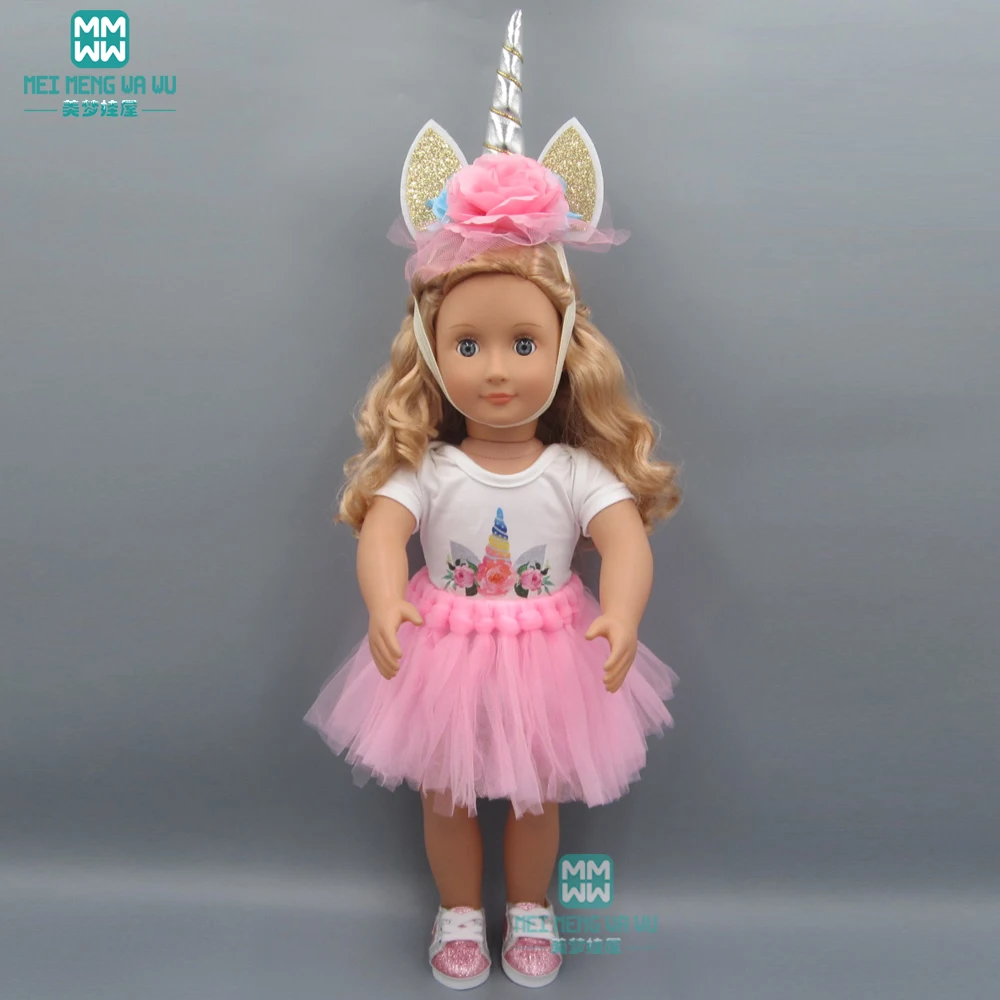 Кукольная одежда для 45 см американских кукол Платье принцессы на День рождения