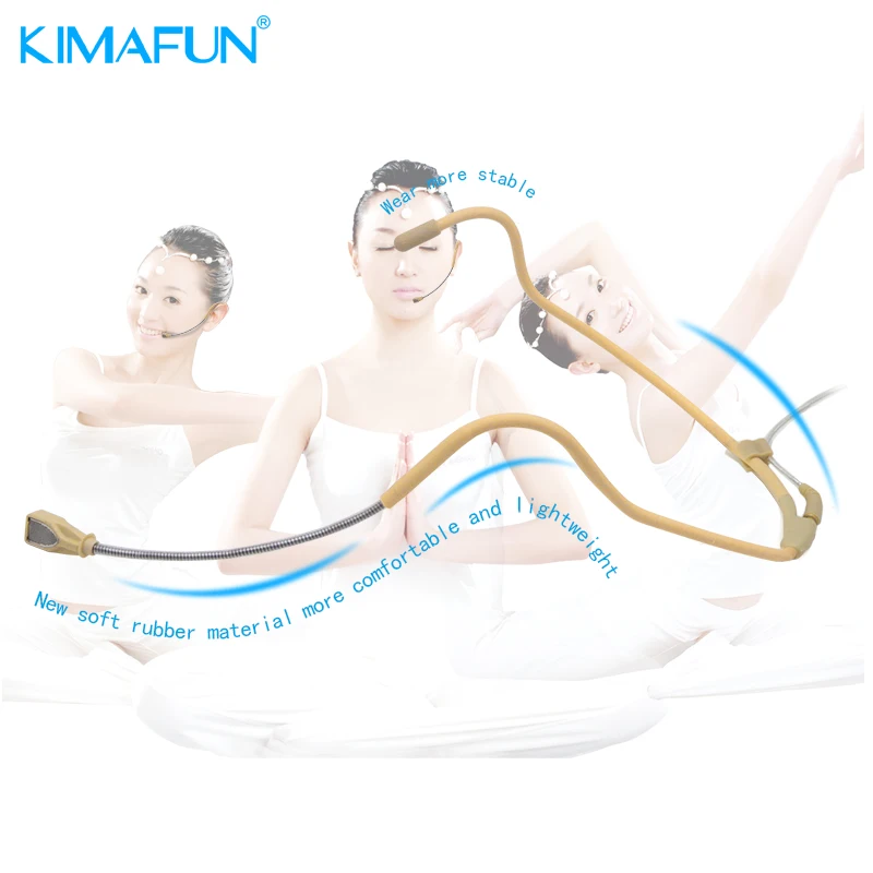 KIMAFUN KM WP81 Водонепроницаемая мини гарнитура для микрофона с защитой от