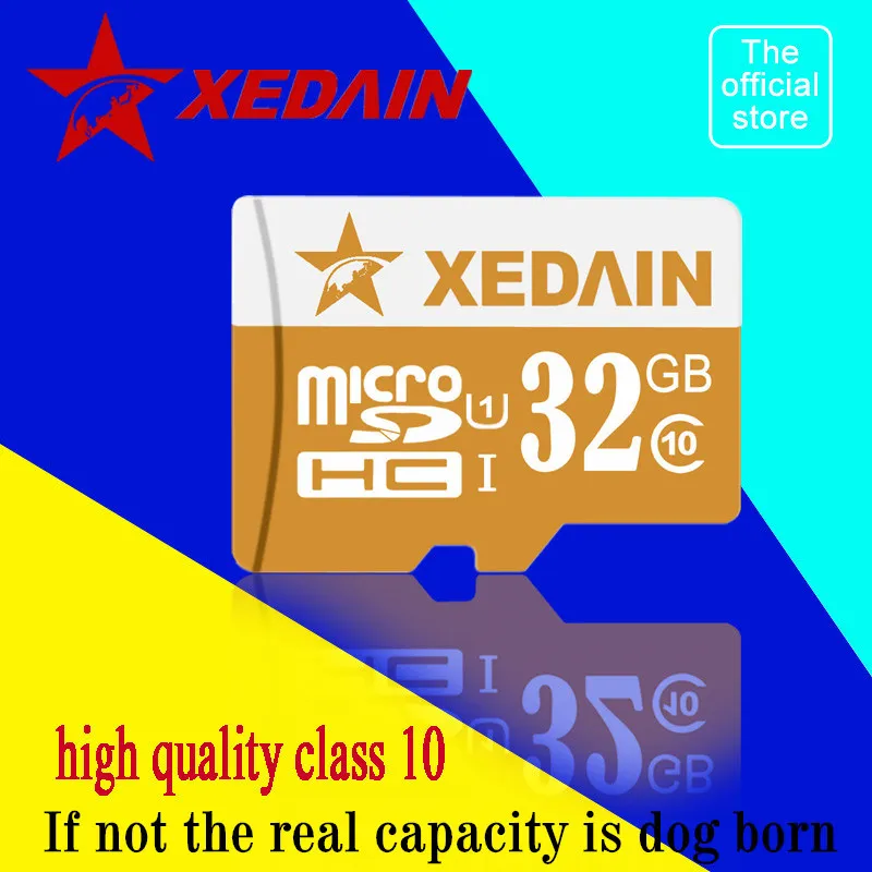 XEDAIN3 Бесплатная доставка карты памяти Micro SD microSD TF Mini Card 16 ГБ 32 64 Class 10 мобильные