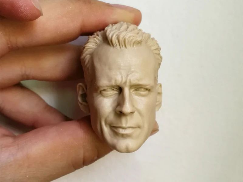 

1/6 Bruce Willis Unpainted Head Sculpt for 12''Bodies