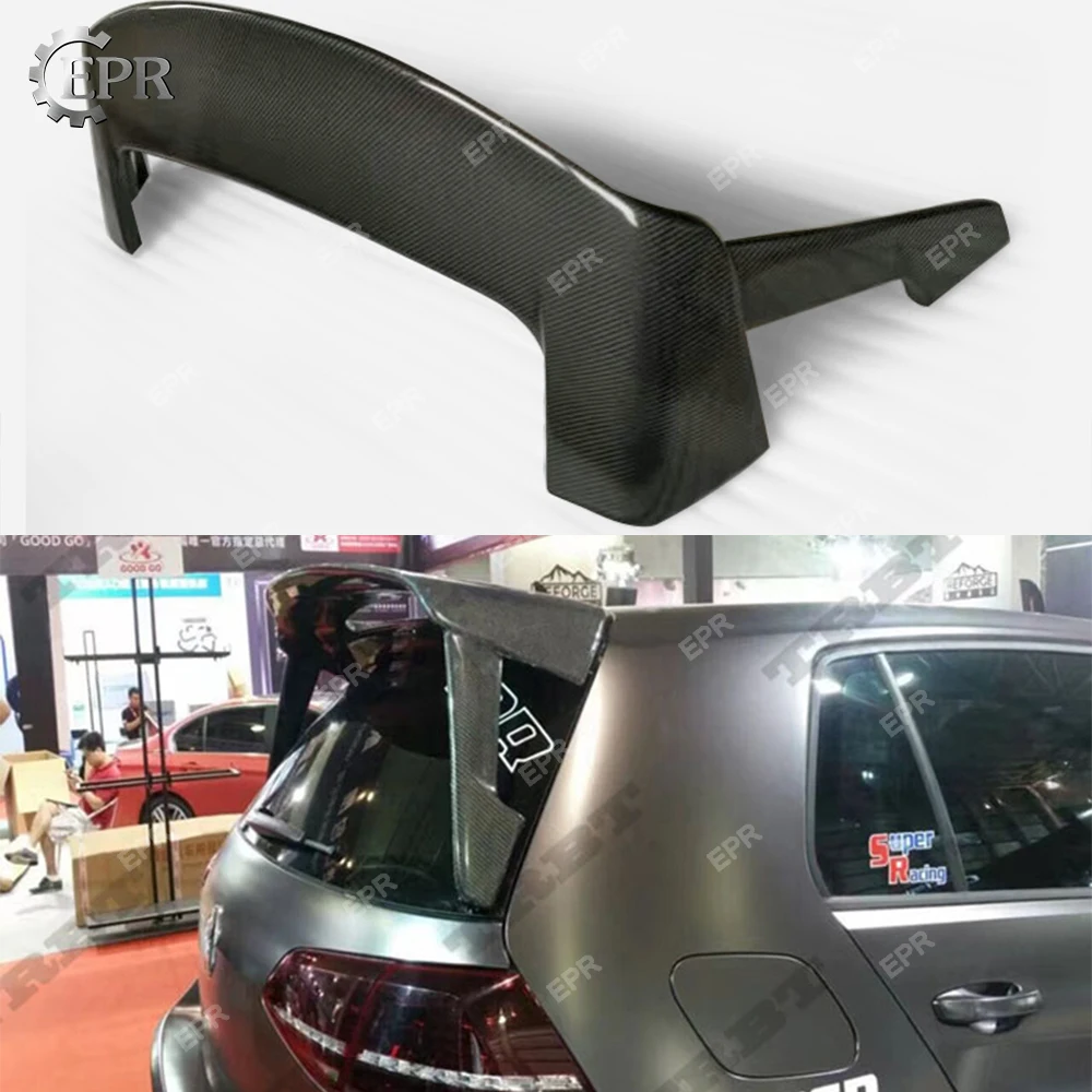 Для Golf 7 5G-TI/TSI TC Тип карбоновый задний спойлер Комплект кузова авто тюнинг часть