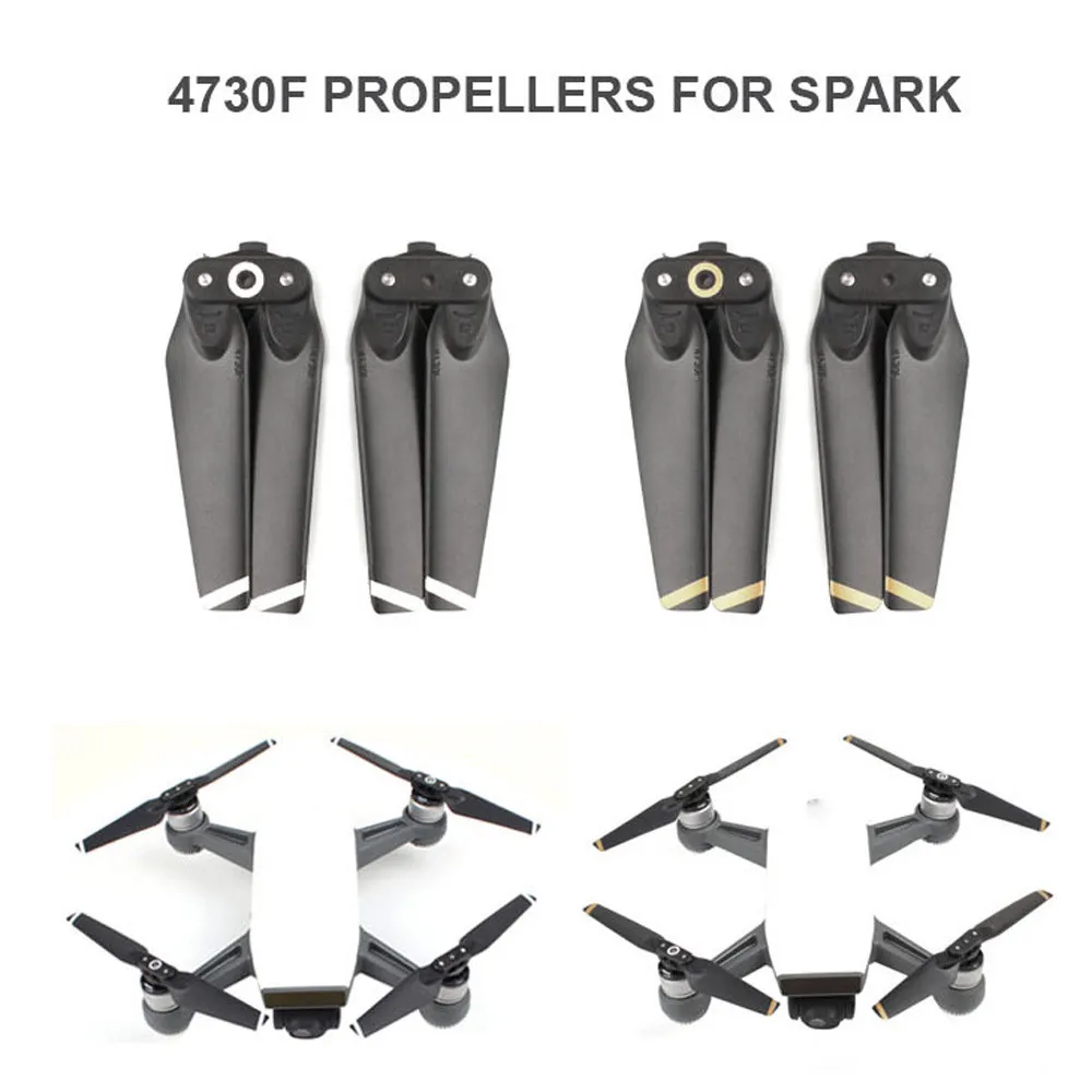 2шт пропеллеры для DJI Spark Drone складное лезвие 4730F реквизит RC ЗАПАСНЫЕ ЧАСТИ 20 м