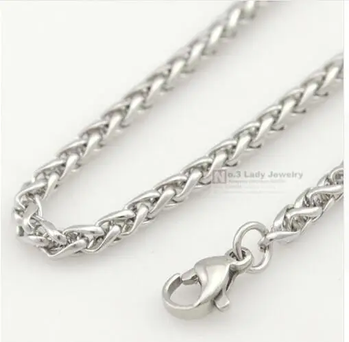 

Stainless Steel Men Women Chain NecklaceJewelry