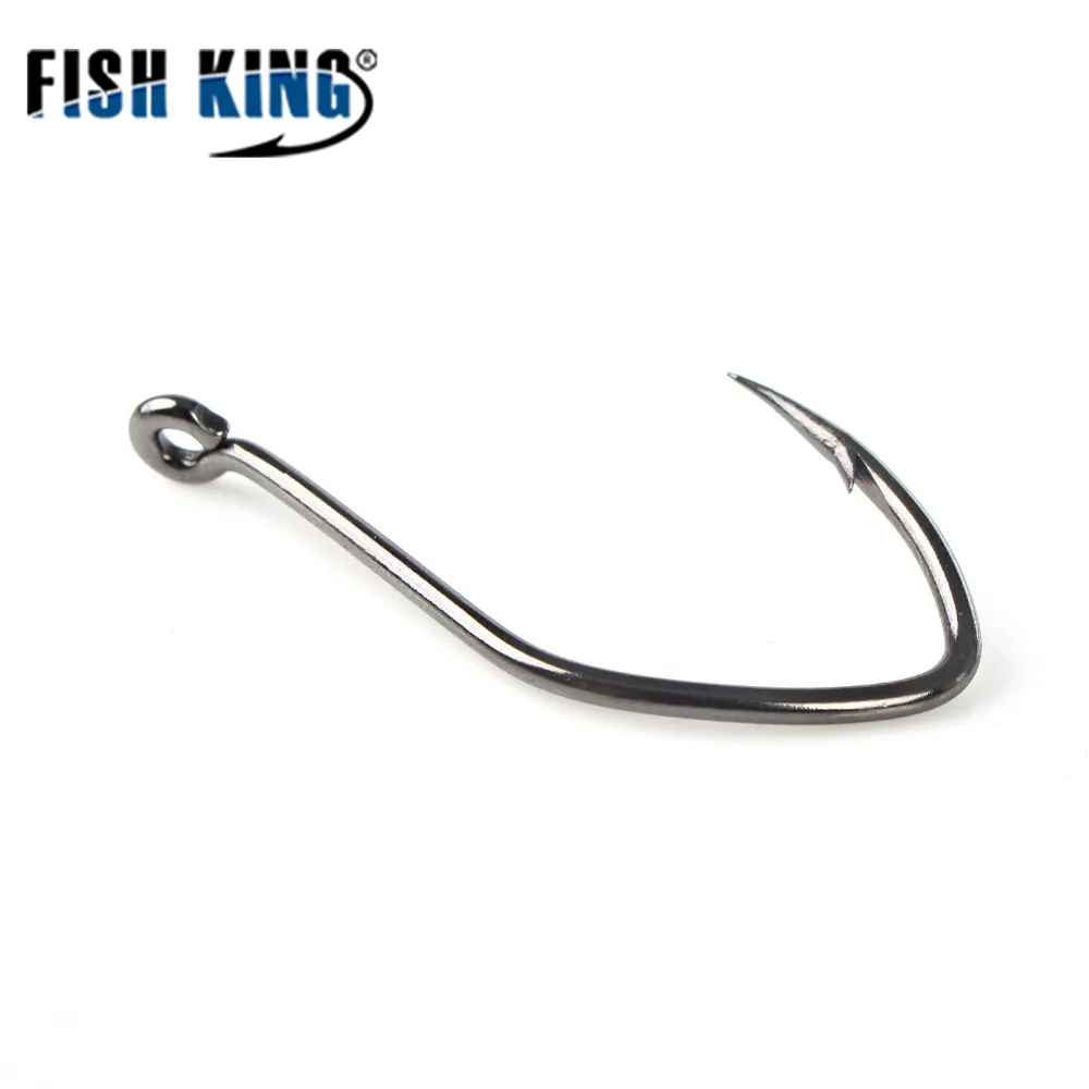 Рыбы король 5 шт крючки для сома с Вращающийся шарнир Sharp рисунком в горошек