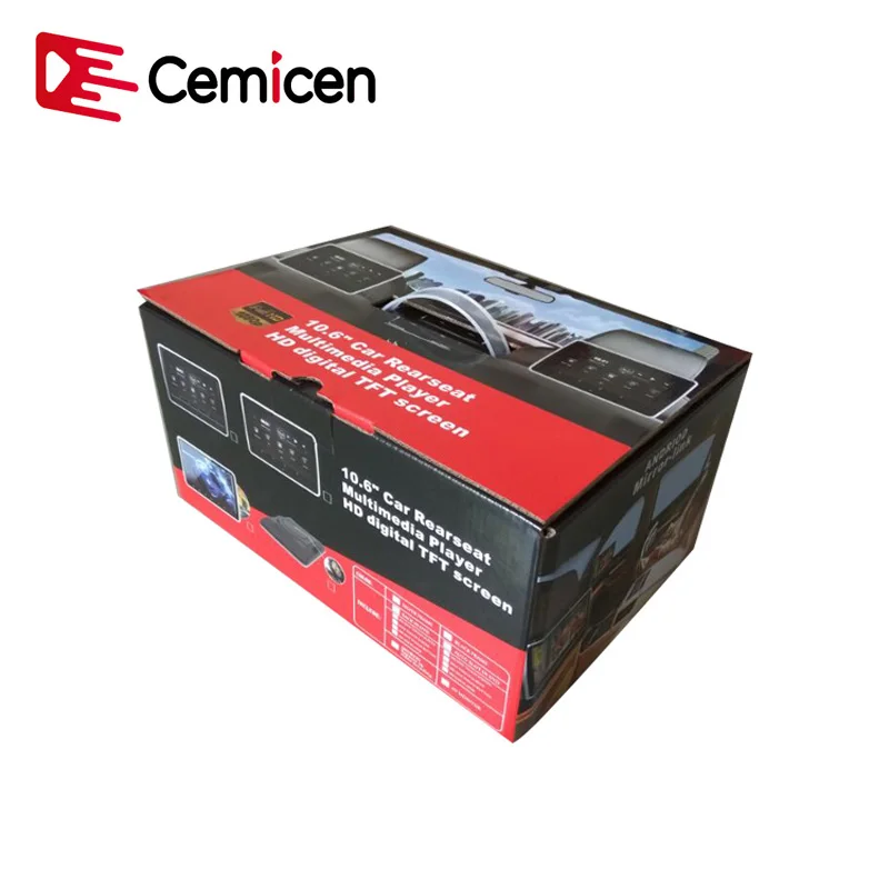 Монитор на подголовник автомобиля Cemicen 10 6 дюйма Android 0 1920*1080 HD 1080P Wi Fi