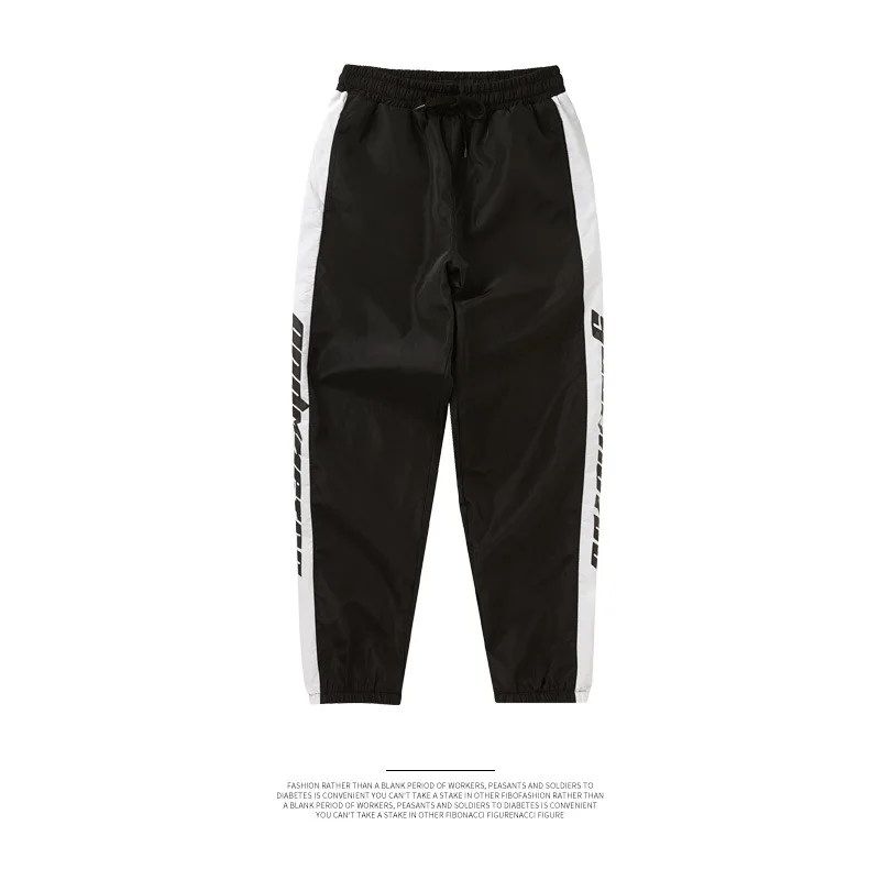 

Men Casual Sweatpants 2021 Spring Summer New Side Letter Print Male Pencil Pants Elastic Waist Men's Sportswear Trousers Joggers