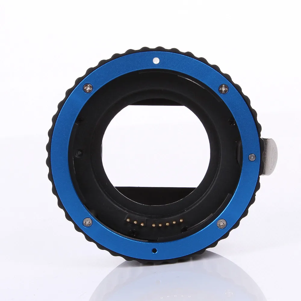 Синее металлическое крепление с автофокусом AF макро удлинительное кольцо для