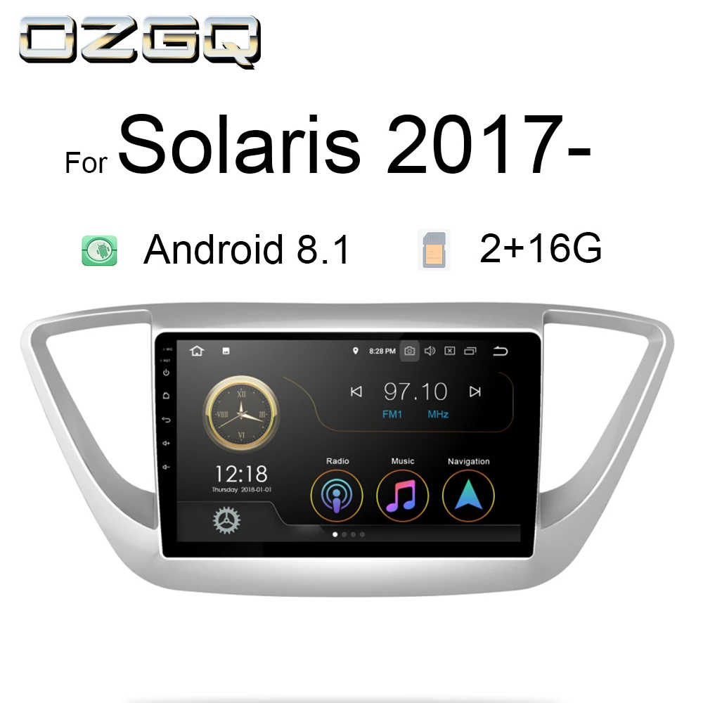OZGQ радиосистема PX30 9 ''IPS экран Автомобильный мультимедийный Android 8 1 0 Aduio для