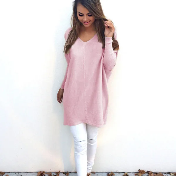 2018 модные Демисезонный Для женщин Блузка пуловер с рукавами летучая мышь