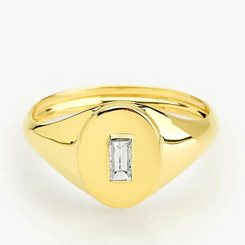 2019 женское маленькое кольцо на палец с кристаллом из циркония позолоченные