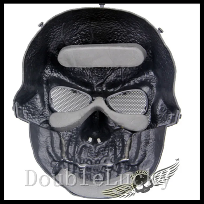 Хэллоуин вечерние Косплэй новинка полная маска для лица Защита Череп Маска CS