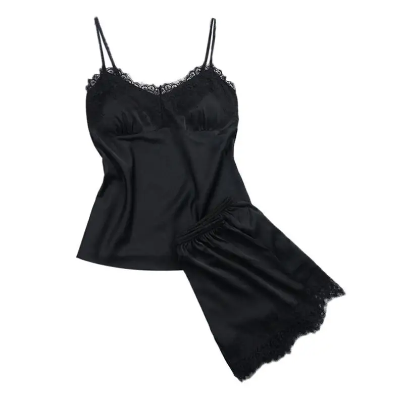 Элегантные женские 2 шт. сексуальное эротическое слинг комплект пижамы кружева