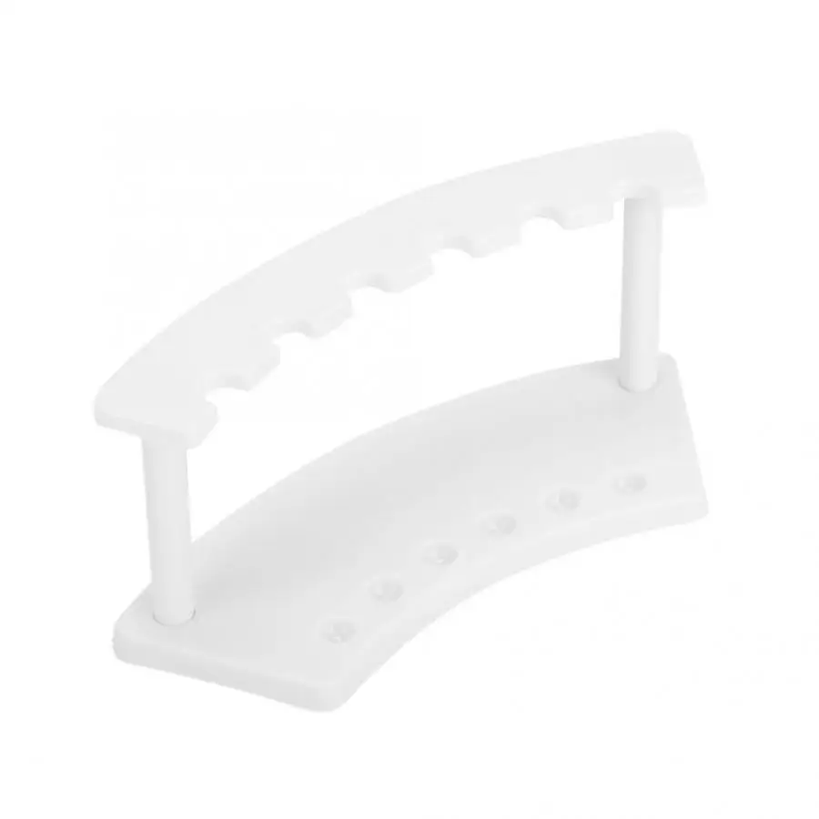 White Tweezers Storage Holder For Eyelash Extension Professional False Eyelash Tweezers Display Storage Holder Shelf Stand Makeup Tool - Цвет: White